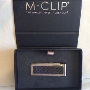 Authentic- Worlds Finest M Money Clip.Perfect Gift